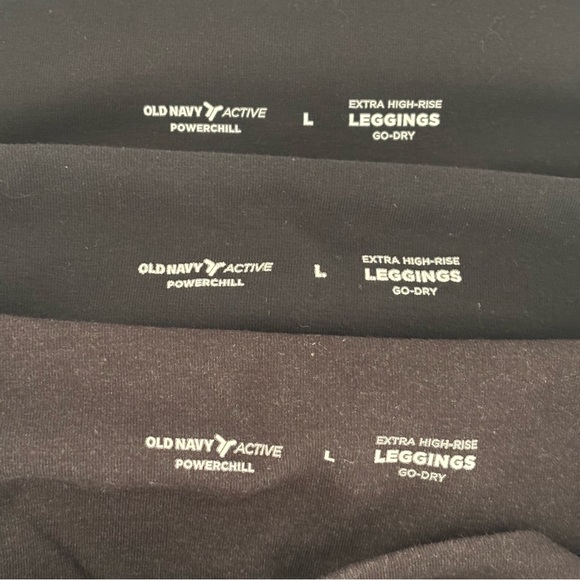 OLD NAVY PowerChill Extra High-Rise Crop Leggings Sz L (3) - Picture 8 of 10